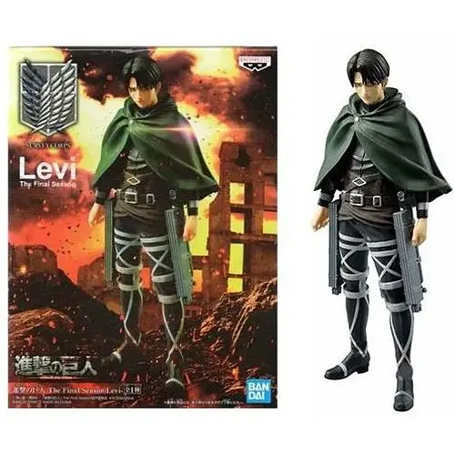 Фігурка Banpresto Атака Титанів Леві Attack on Titan Levi 16 см WST АТ LE 22.