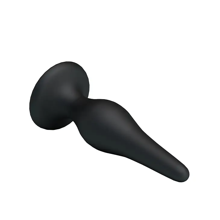 Набор анальных пробок Begginer's Mini Anal Kit 3 шт. (черный) - фото 4