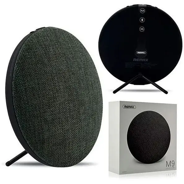 Колонка портативна Remax RB-M9 15Вт USB AUX FM Bluetooth чорна (00000016655) - фото 2