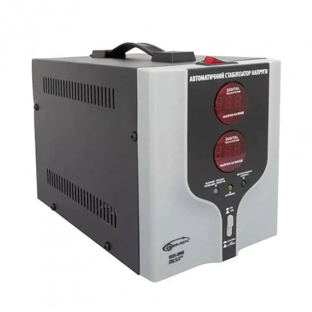 Стабілізатор напруги Gemix RDX-2000, 2000 VA (1400 Вт), вход. напряжение 140-260В, вих напряжение 220В ± 10% (RDX-2000) - фото 2