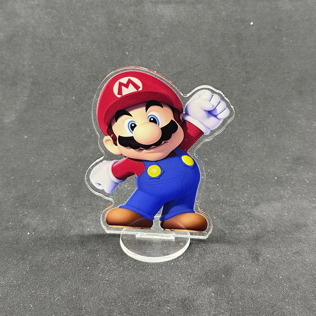 Акрилова колекційна фігурка Chibi Super Mario Маріо 10 cм - фото 2