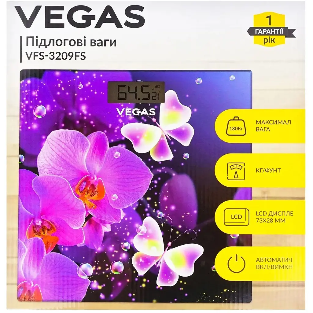 Ваги підлогові Vegas VFS-3209FS (VFS-3209FS) - фото 2
