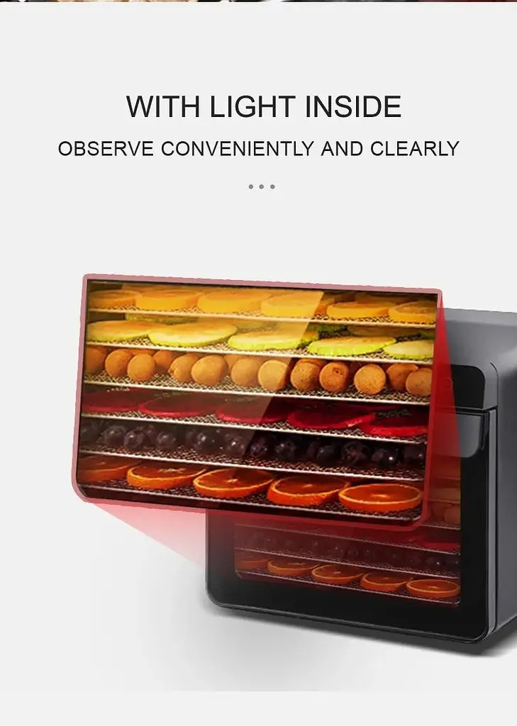 Дегидратор-сушилка для овощей фруктов мяса грибов SS-06A - фото 4