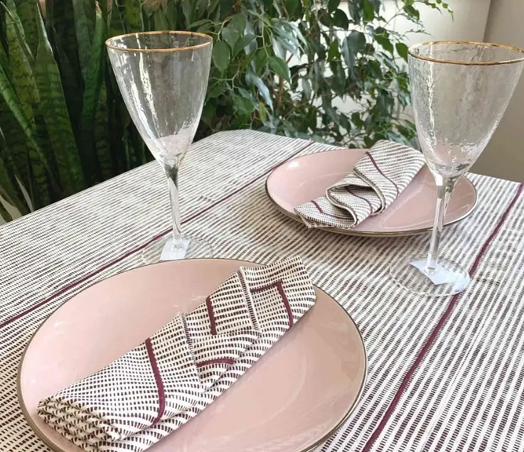 Доріжка Прованс Avantime Міраж 140х40, бордо (17313) - фото 2