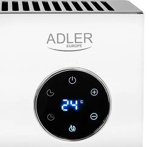 Конвекторный обогреватель с сенсорным управлением и защитой от перегрева Adler AD 7752 - фото 6