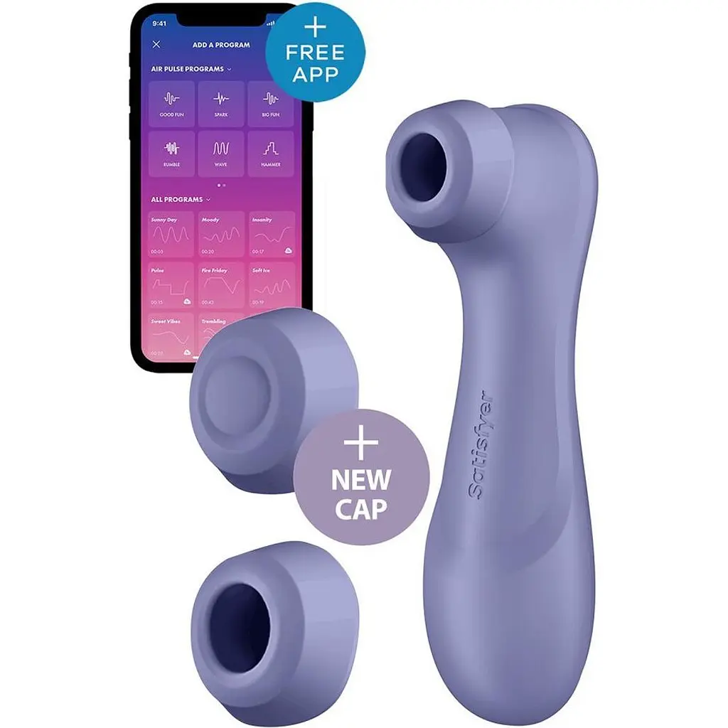 Вакуумний стимулятор Satisfyer Pro 2 Generation 3 with Liquid Air Connect App Lilac (SO8405) [108494] - фото 5