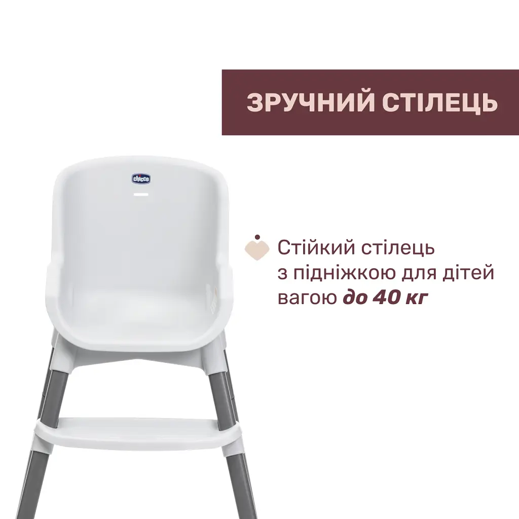 Стульчик для кормления 3 в 1 Chicco Polly Zest (87170.77) - фото 4