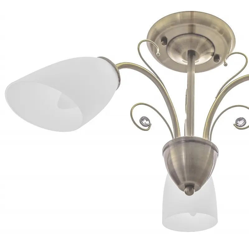 Люстра потолочная Brille в спальню E27 60W BZ (LK-565C/3) - фото 5