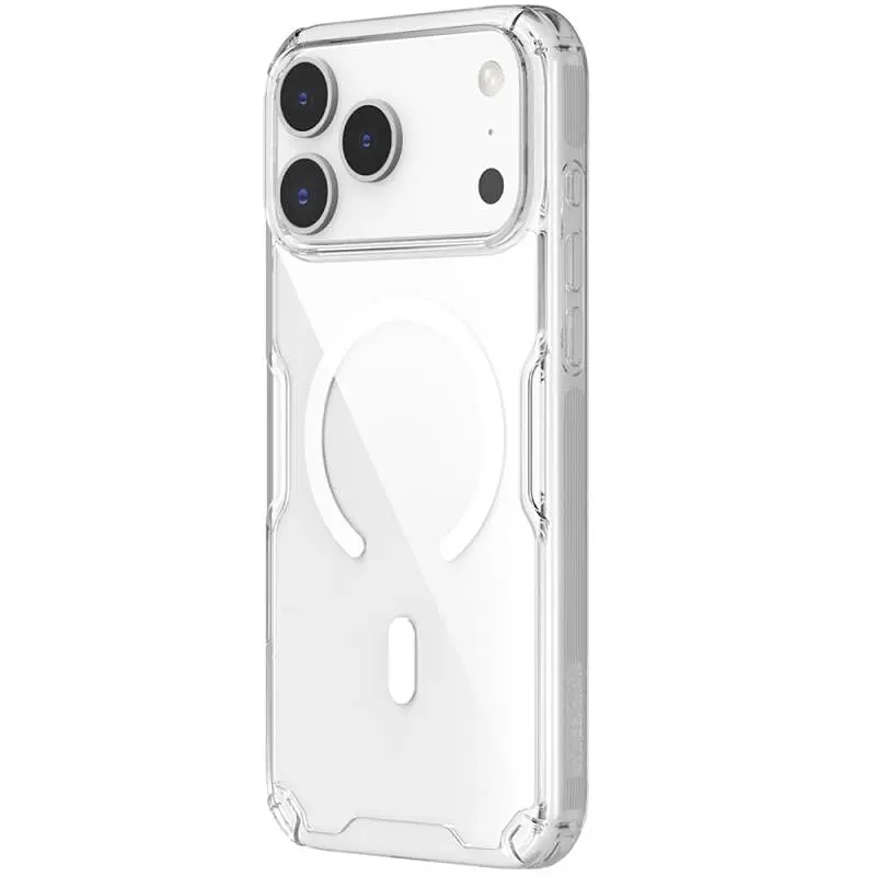 TPU чохол Nillkin Nature Pro Magnetic для Apple iPhone 17 Pro (6.3) Безбарвний (прозорий) - фото 3