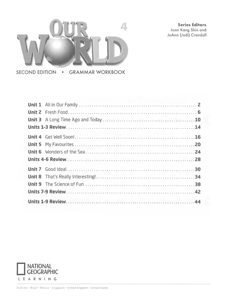 Our World 4. Grammar. Workbook - фото 2