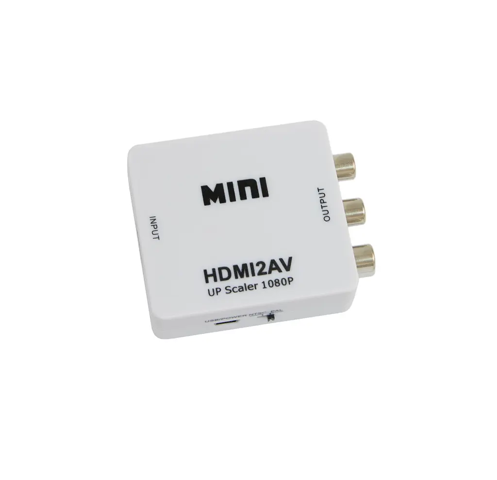 Конвертер відеосигналу hdmi в av RCA перехідник на тюльпани AV MINI HDMI2AV