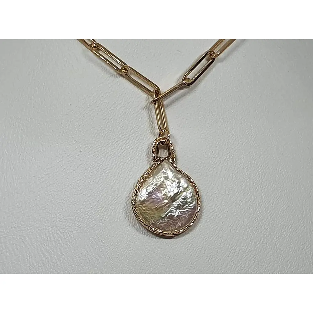 Золоте кольє Favoritum з перлами. 811576 45 - фото 2