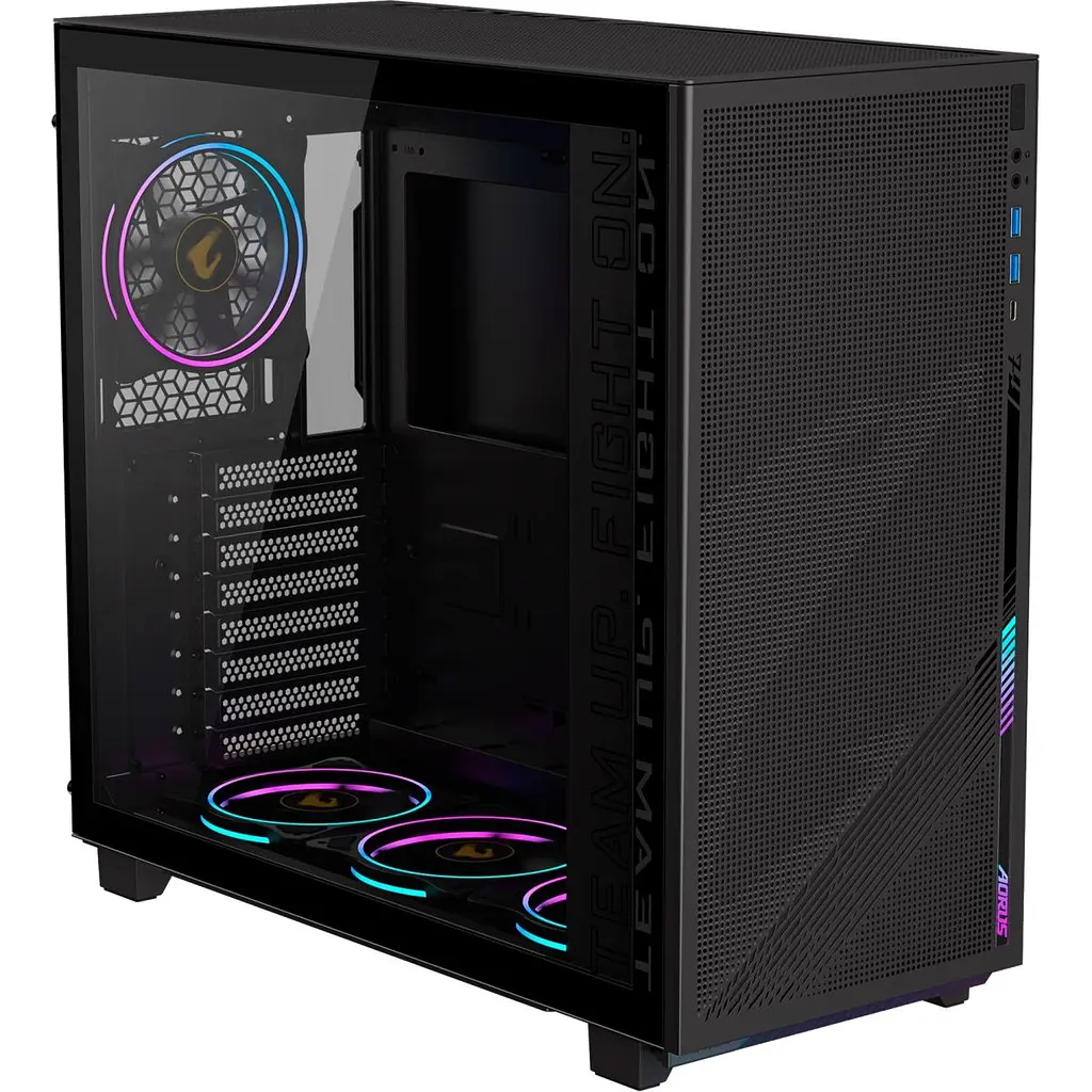 Корпус Aorus C400 зі склом чорний (GB-AC400G) [173399] - фото 2