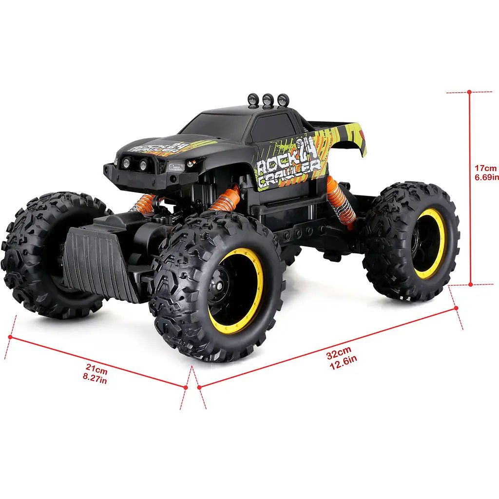 Машинка іграшкова на радіокеруванні Maisto Tech Rock Crawler чорна (82746 black) - фото 16