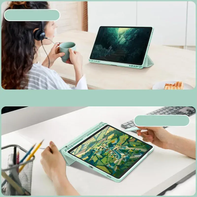 Чохол до планшета BeCover Soft Edge Samsung Galaxy Tab S10 FE (SM-X520/SM-X526) 10.9" Green (713303) - фото 4