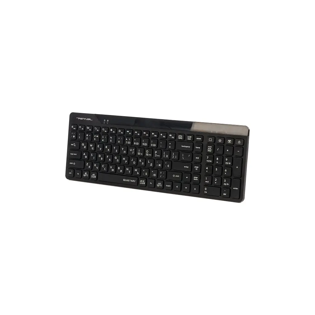 Клавіатура A4Tech FBK23 AS Wireless/Bluetooth Black (4711421001168) - фото 2