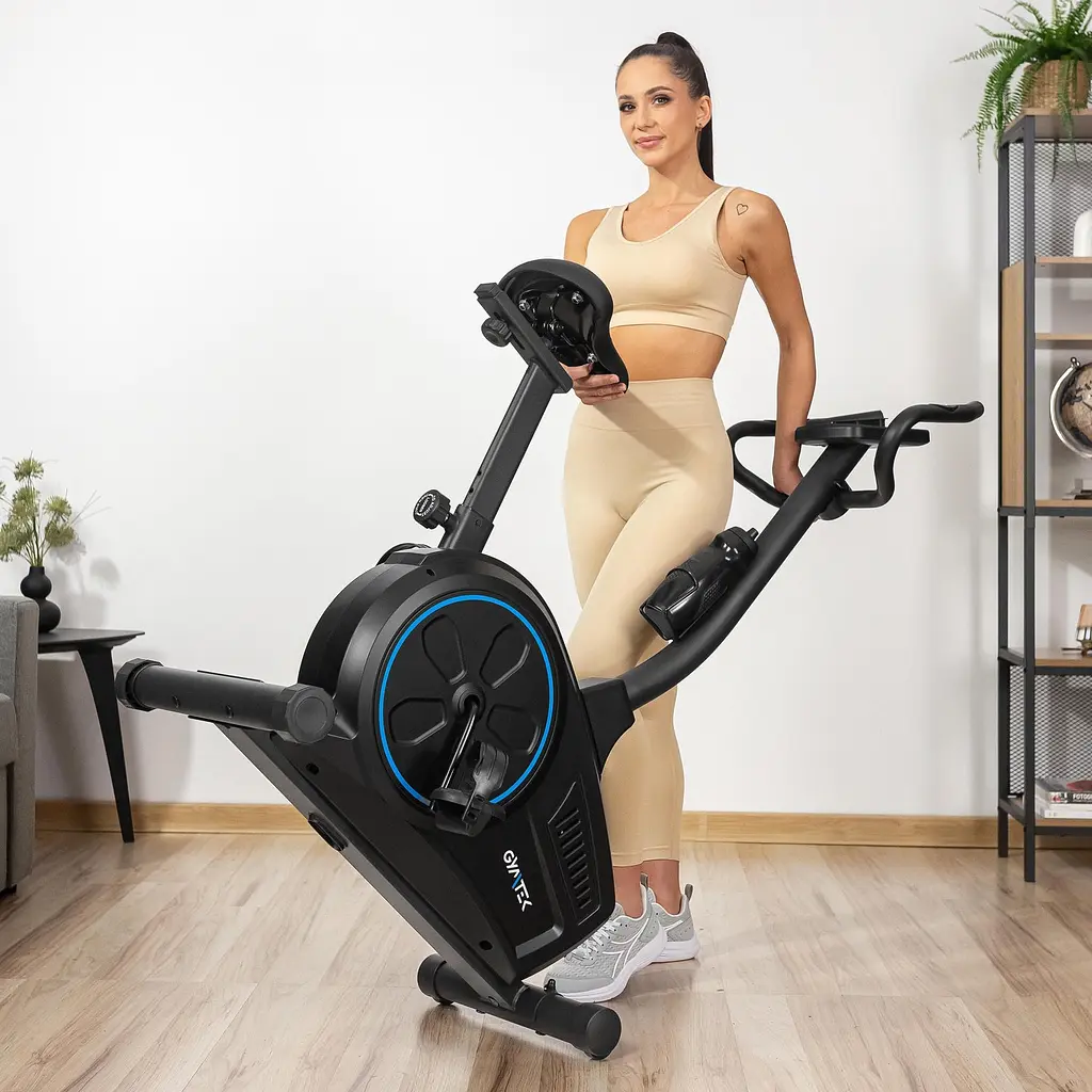 Велотренажер Gymtek XB2000 електромагнітний синій - фото 7