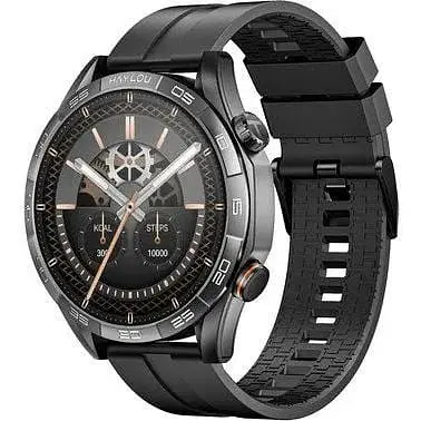 Смарт-годинник Haylou Solar 5 LS20 Black (Silicone + Stainless steel strap) - фото 3