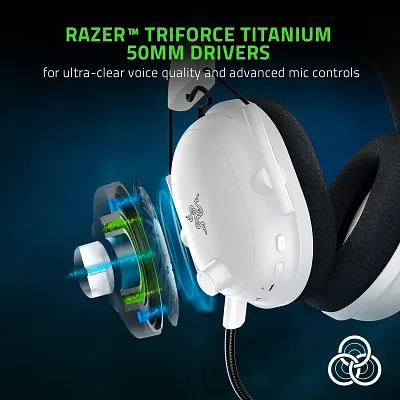 Наушники Razer Blackshark V2 Pro Wireless White (RZ04-03220300-R3M1) - фото 3