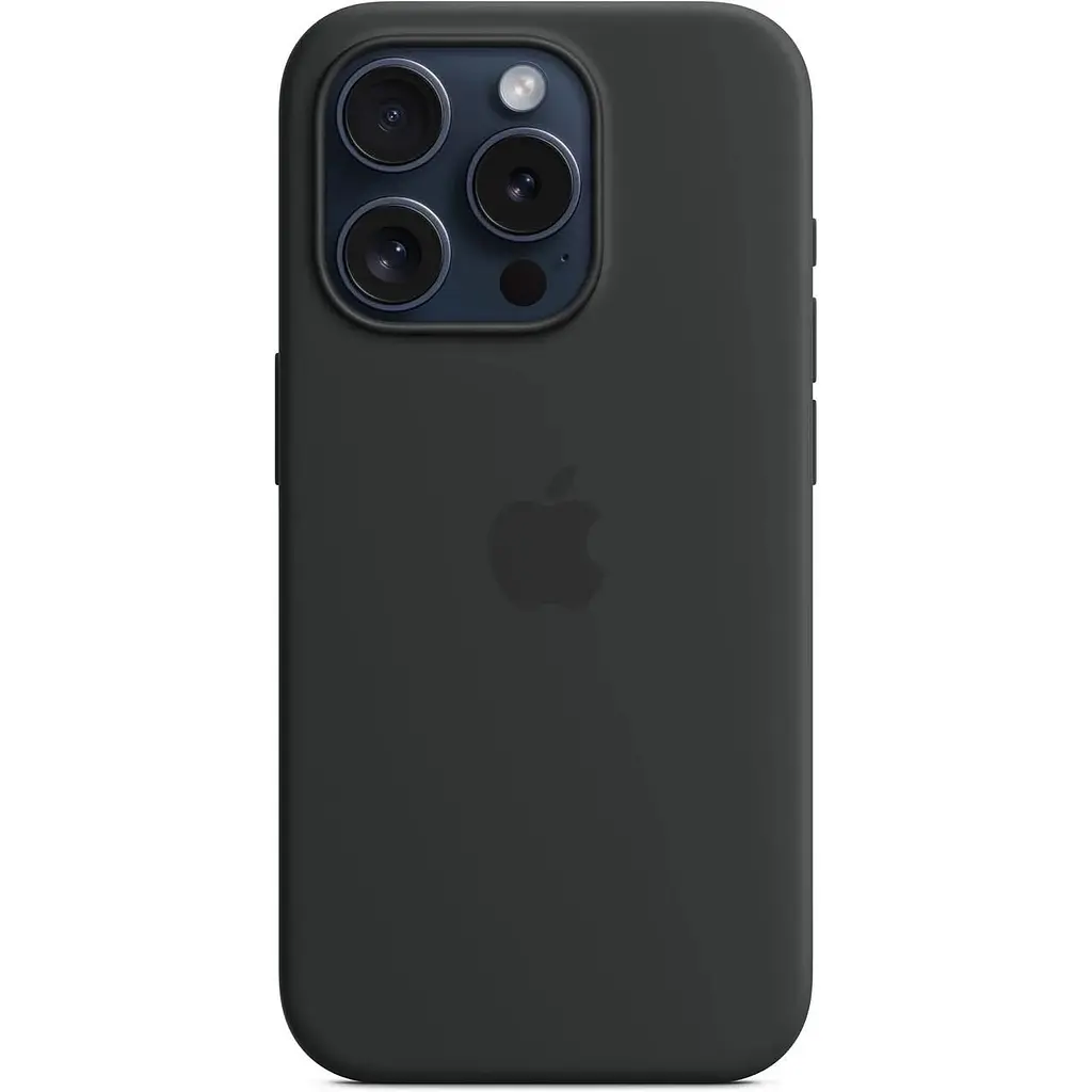 Оригінальний силіконовий чохол Apple Silicone Case MagSafe для iPhone 15 Pro (6.1") Midnight MT1A3ZM/A - фото 6
