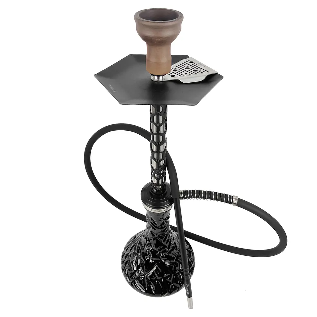 Кальян Embery MONO-H 4.0 Silver-Black Crystal Black - фото 3