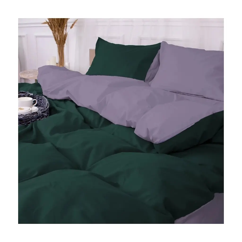 Постільна білизна MirSon Poplin Line 056 + 091 Rowena 110x140 (2200006277637) - фото 3