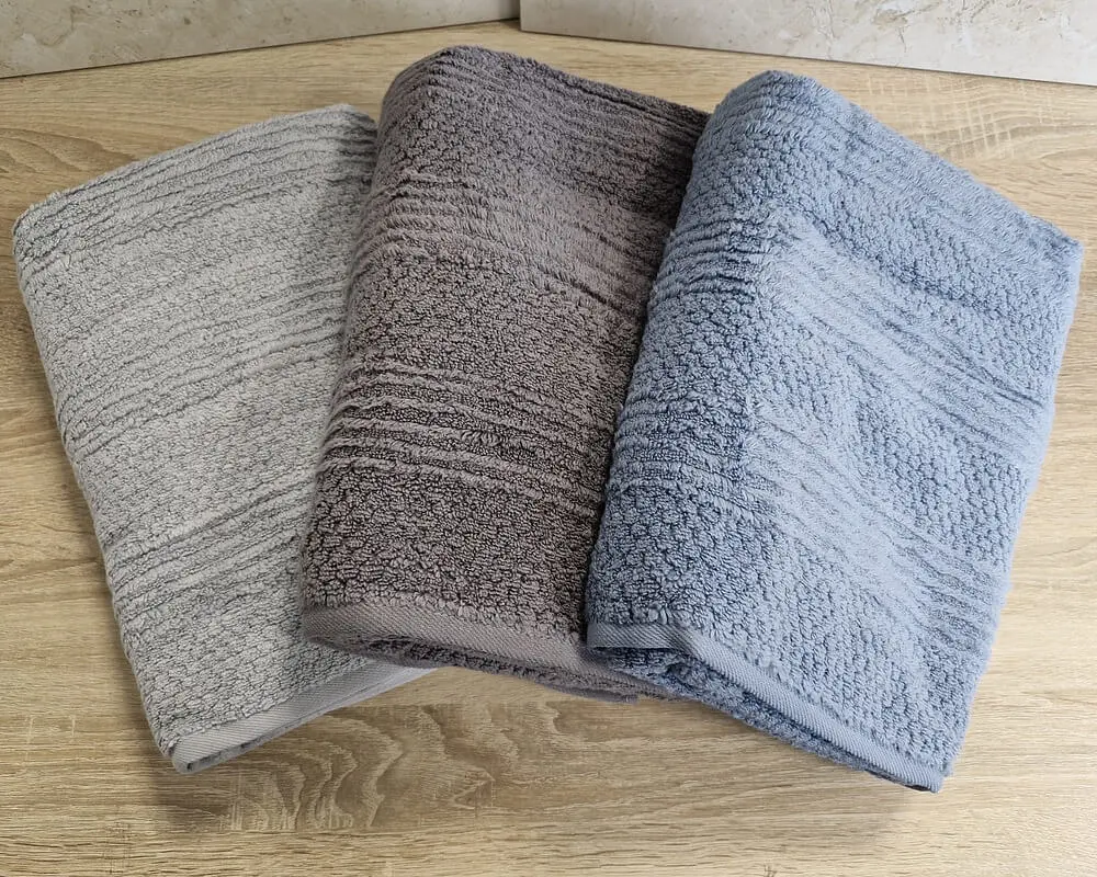 Набір турецьких махрових рушників Cestepe MicroCotton Premium 3 штуки 70x140 Nesha щільність 600 г/м2 - фото 4