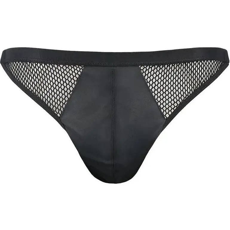 Труси чоловічі Passion 034 Slip Open Luke black L/XL - фото 3