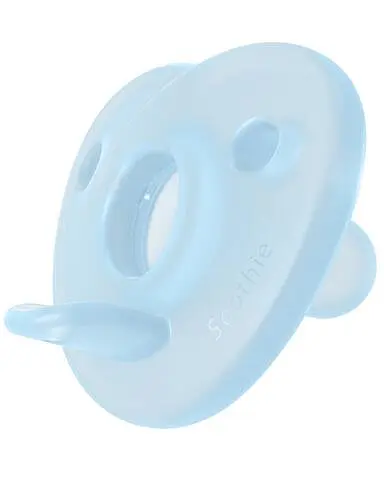 Пустушка силіконова Philips Avent Soothie для новонароджених, 0-6 місяців, блакитний, 2 шт. (SCF099/21) - фото 5