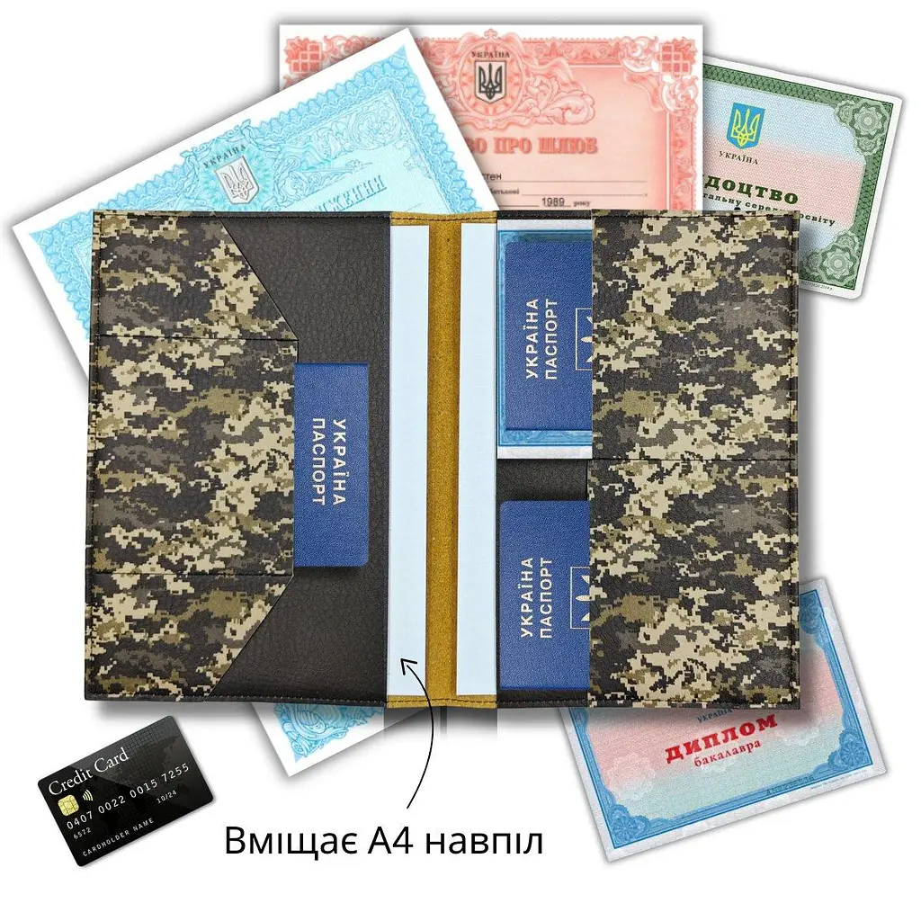 Органайзер для документів А5 піксель Герб України Ukraine - фото 3