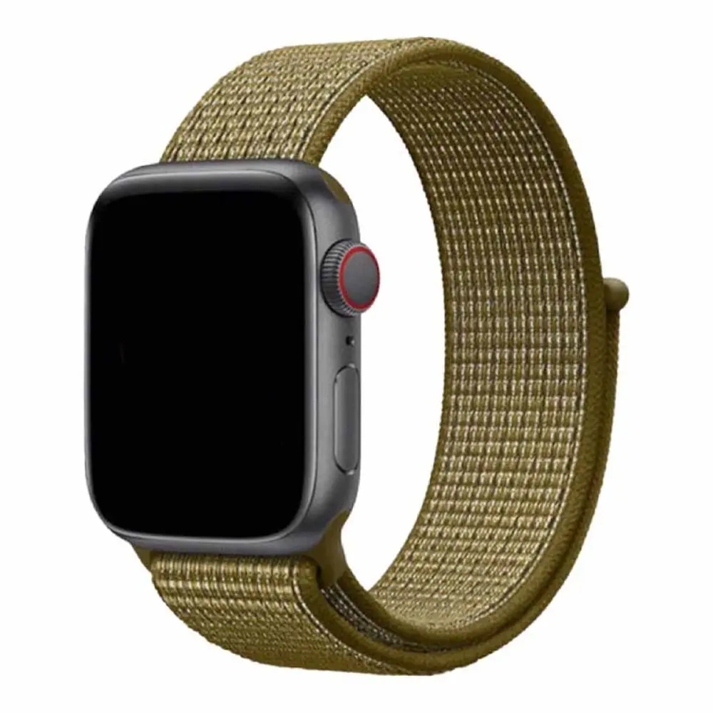 Ремінець Universal Nylon Apple Watch 41/Watch 40/Watch 38mm Olive Flak (37188_3610634)