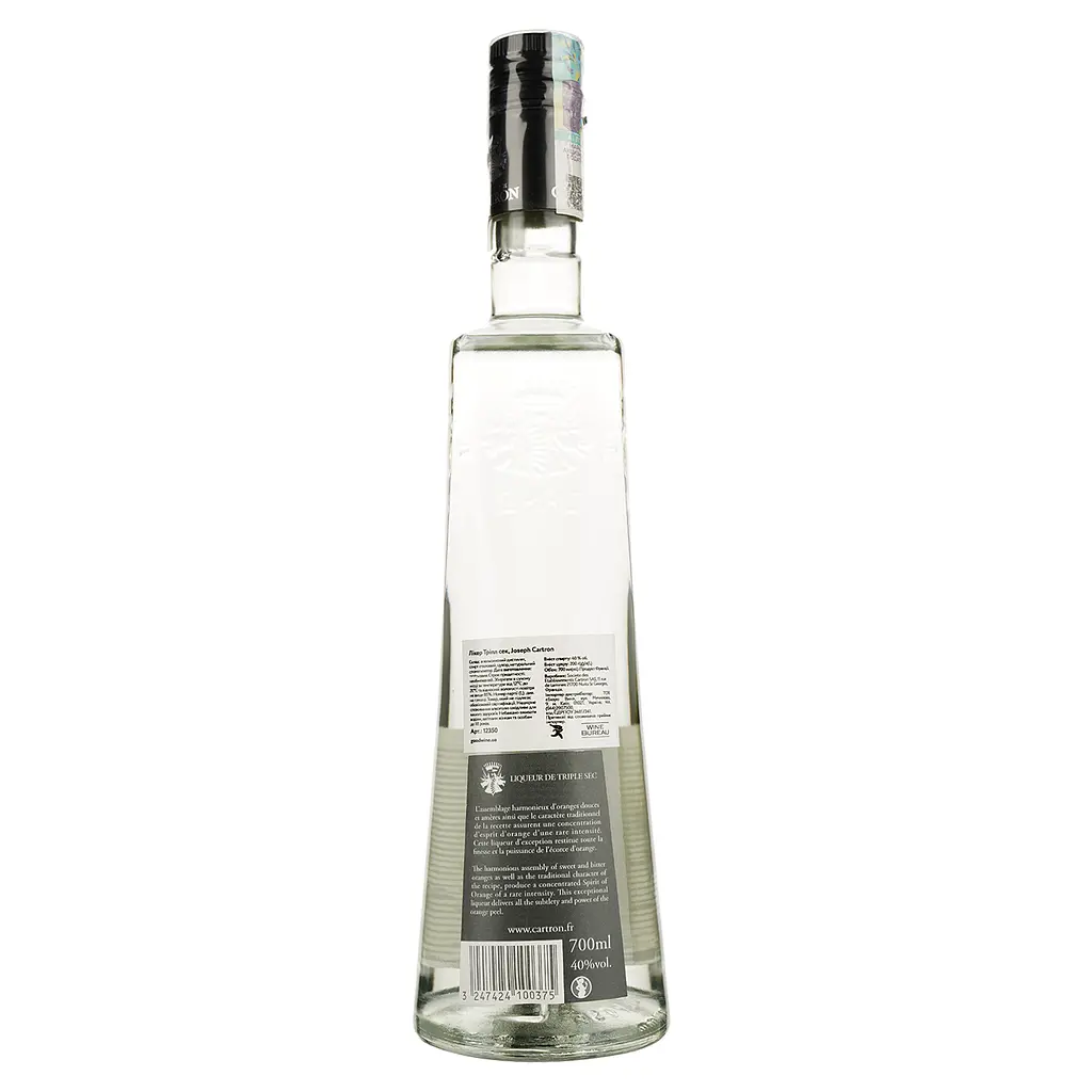 Лікер Joseph Cartron Triple Sec, 40%, 0,7 л - фото 2