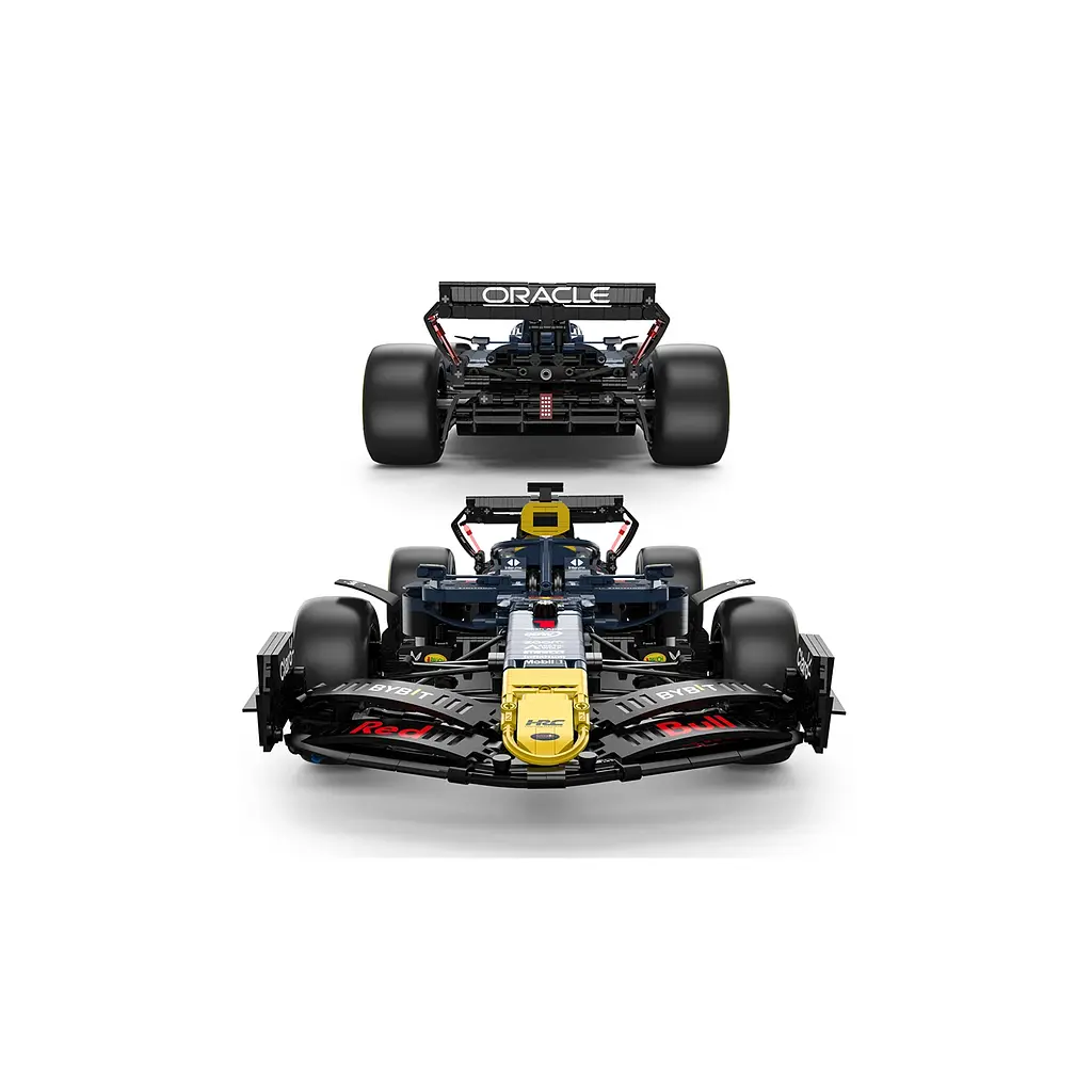 Конструктор Red Bull F1 RB19 1:8 синій RASTAR 2509 шт - фото 4