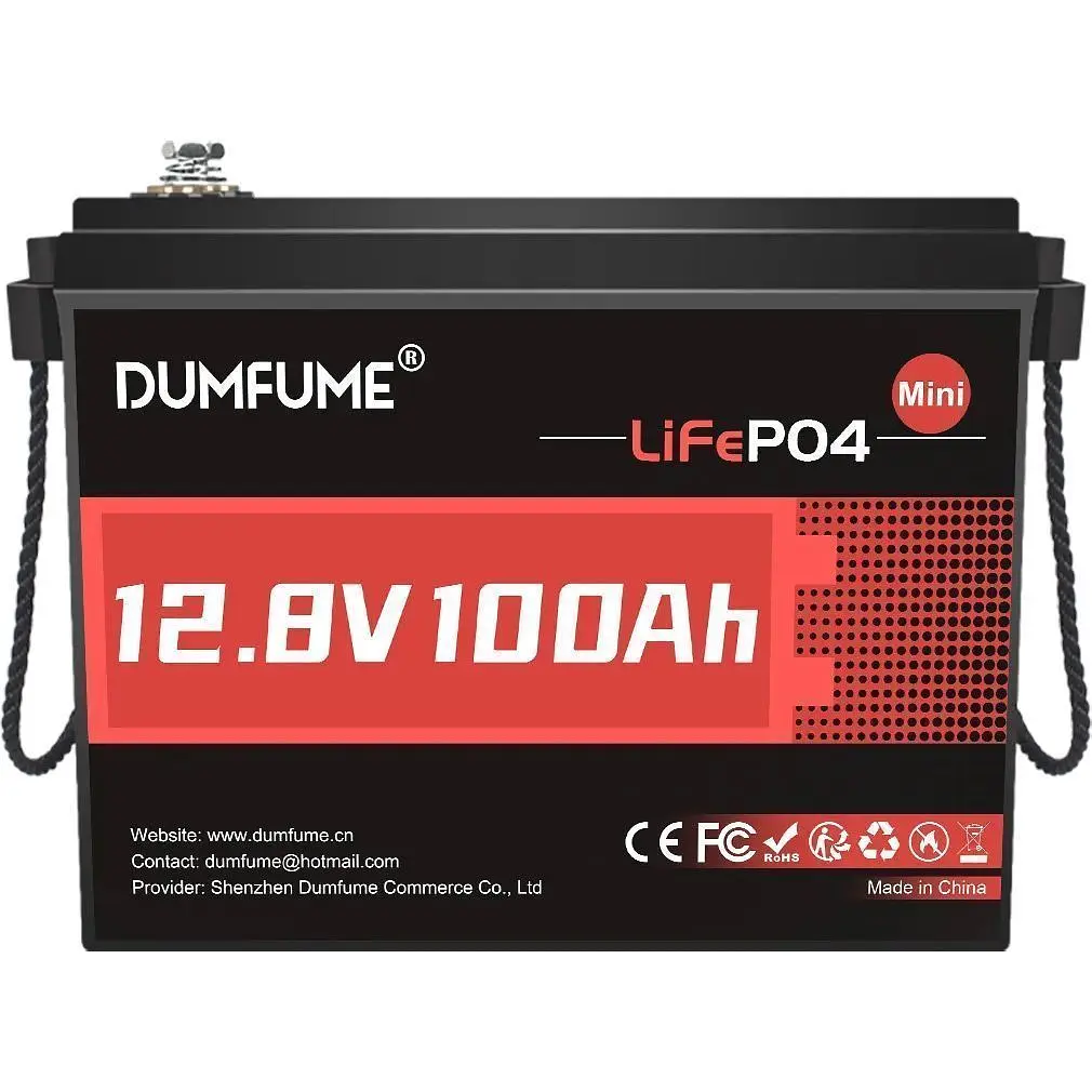 Аккумулятор Dumfume LiFePO4 12V (12.8V/100Ah/1280Wh) (Dum-12,8V/100Ah-MINI MAX) [164636] - фото 3