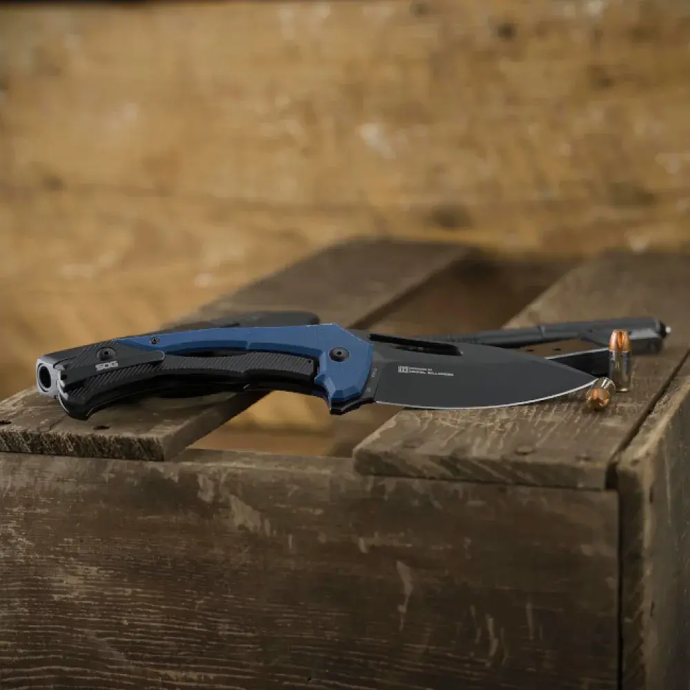 Нож SOG Bulwark FLK Blue - фото 6