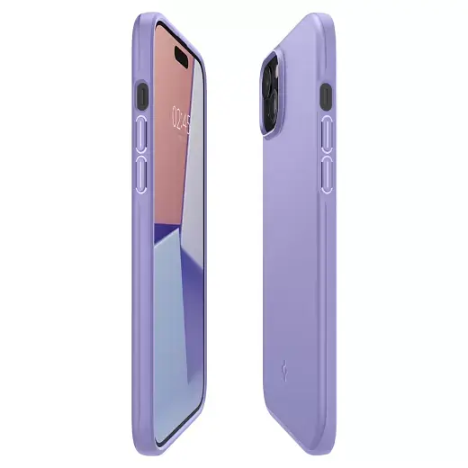 Чехол Spigen Thin Fit Iris Purple для iPhone 15 (ACS06780) - фото 4