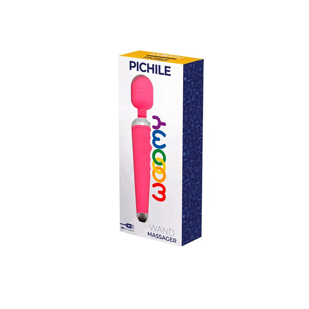 Вібромасажер Wooomy Pichile, потужний, 10 режимів вібрації - фото 2