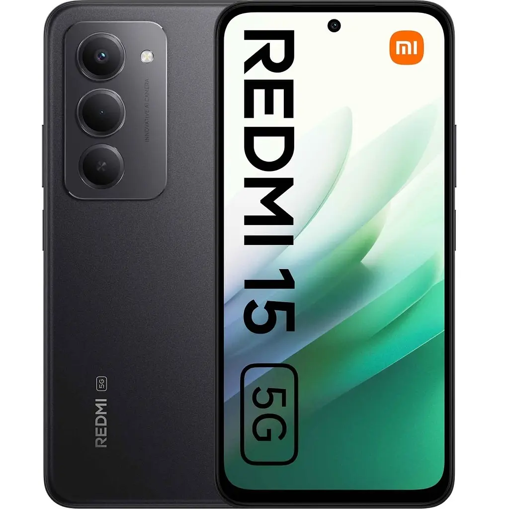 Смартфон Xiaomi Redmi 15 5G 4/128GB Midnight Black_EU - фото 5