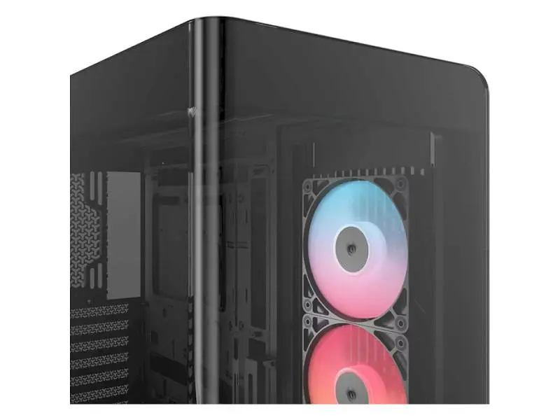 Корпус Corsair Frame 4500X LX-R RGB iCUE Link Black (CC-9011316-WW) - фото 8