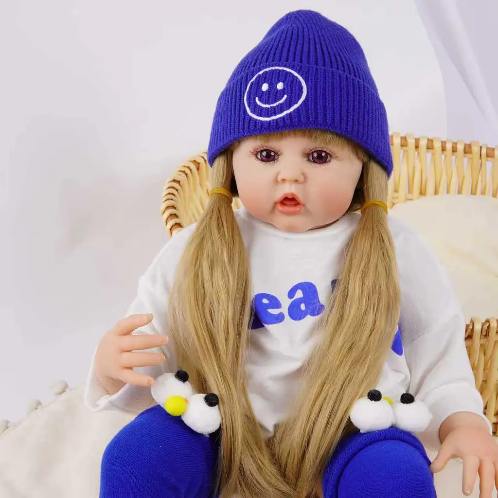 Силіконова колекційна лялька реборн reborn дівчина фібі Reborn Dolls det0018821 - фото 3