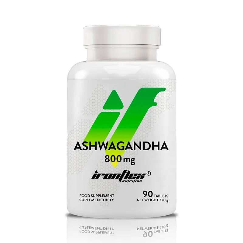 Екстракт ашваганди Ashwagandha 800 mg, 90 таблеток IronFlex vit0004290 - фото 2
