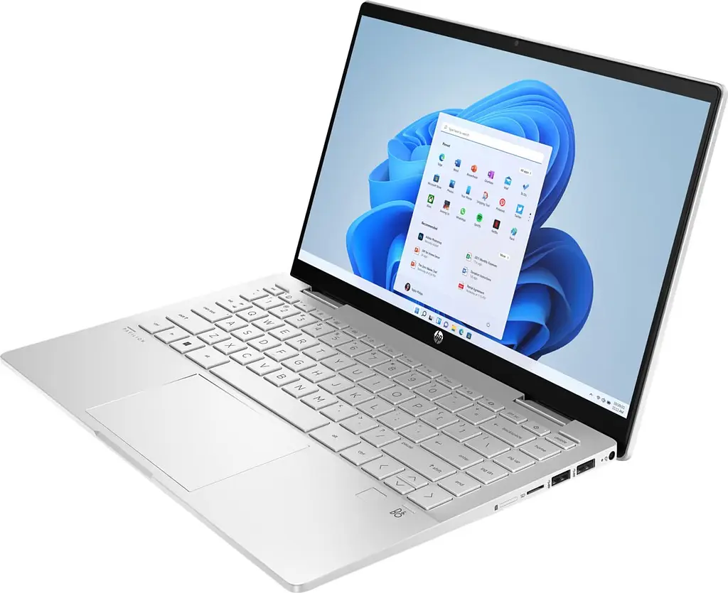 Ноутбук HP Pavilion x360 14-ek1000ua 14' FHD IPS Touch, Intel i7-1355U, 16GB, F1024GB, UMA, DOS, сріблястий (825D9EA) - фото 3