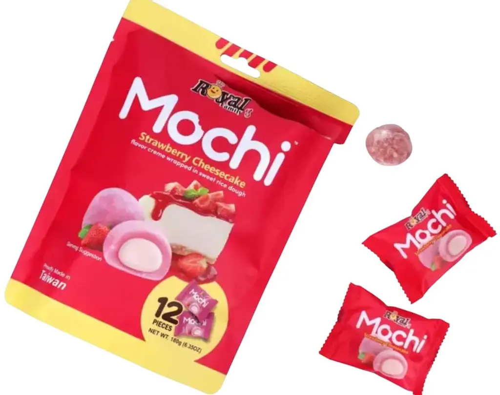 Моті Royal Family Mochi Strawberry Cheese Cake 12шт 180г - фото 4