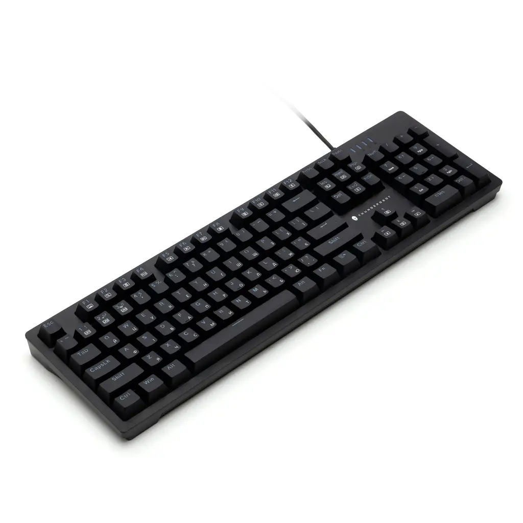 Клавіатура Thunderobot K104 Blue Switch USB UA Black (6932066309046) - фото 3