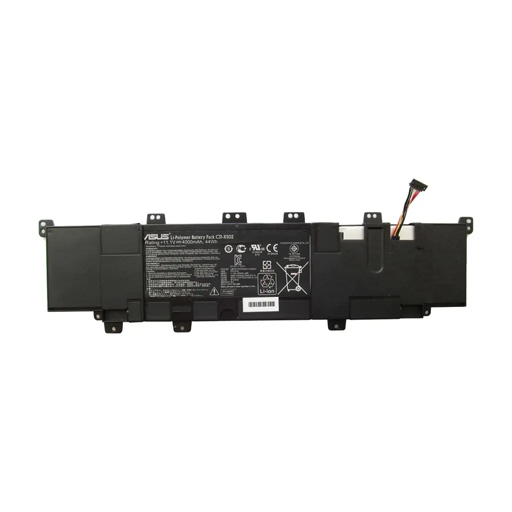 Акумулятор до ноутбука ASUS PU500 C31-X502, 4000mAh (44Wh), 3cell, 11.1V, Li-ion, черная (A47341)