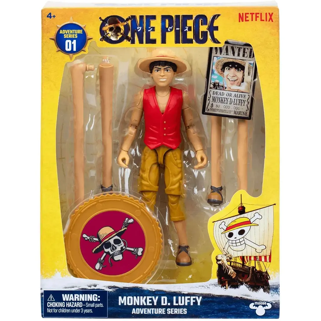 Колекційна фігурка Moose One Piece Luffy з артикуляцією (63313) - фото 3