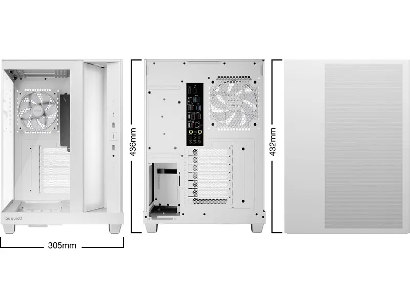 Корпус Be quiet! Light Base 500 LX White (BGW86) - фото 3