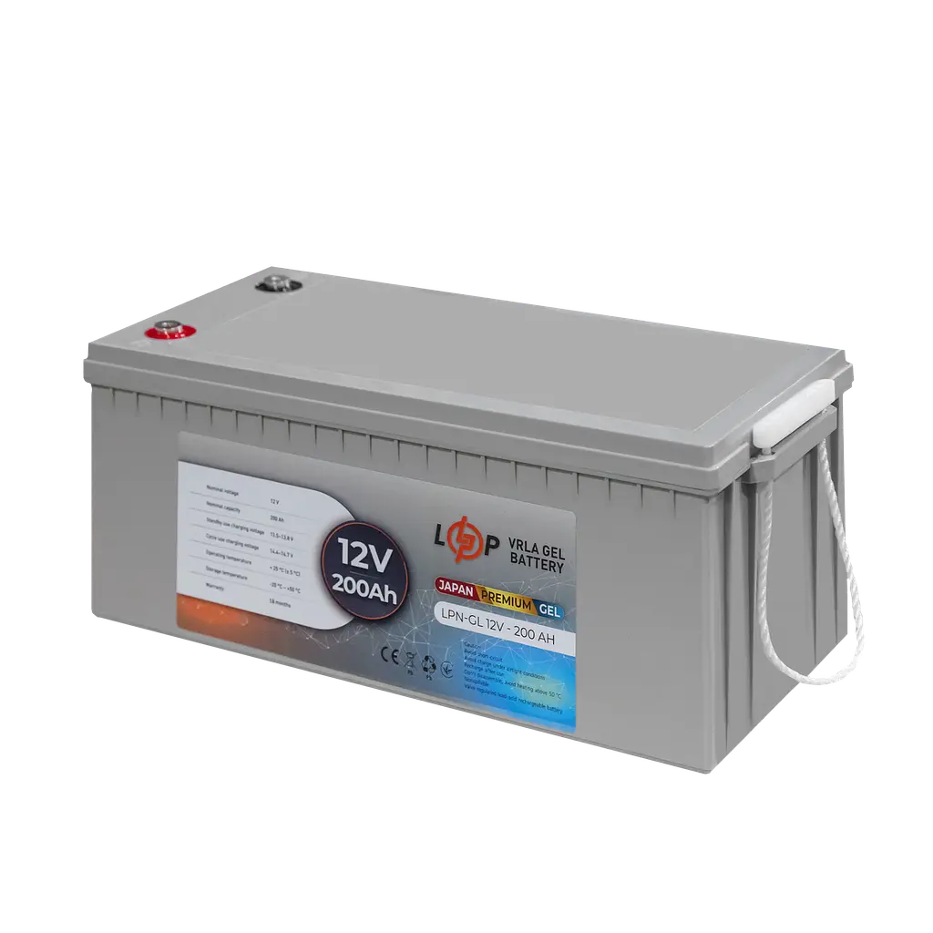 Акумулятор гелевий LPN-GL 12V - 200 Ah - фото 3