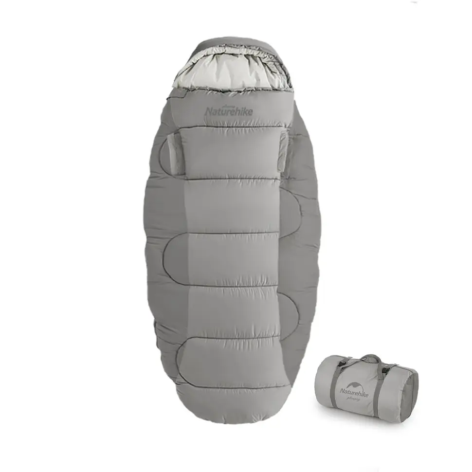 Спальний мішок овальний Naturehike PS300 CNK2350WS026, сірий
