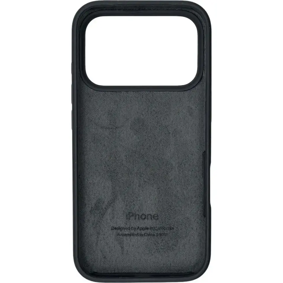 Чохол Silicone Case для Apple iPhone 17 Pro Max Dark Grey AA [145149] - фото 2